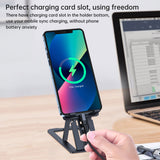 CHOETECH H064-GY Foldable Phone Holder - Side View