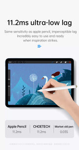 CHOETECH HG04 Automatic Capacitive Stylus Pen for iPad - Low Angle