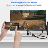 CHOETECH HUB-H10 USB-C To HDMI Braided Cable Adapter - Front View