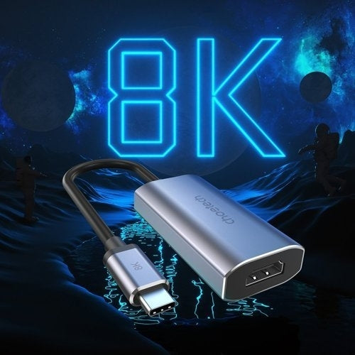 CHOETECH 8K USB-C to HDMI Adapter - Compact and Plug & Play