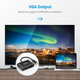 Choetech HUB-M17 USB-C TO HDMI VGA ADAPTER - Front View