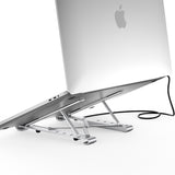 CHOETECH 7-in-1 USB-C Multiport Hub with Ergonomic Laptop Stand and 4K HDMI Support - Front View