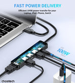 CHOETECH HUB-M80 Hub 5-in-1 Multifunctional Hub