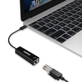 CHOETECH HUB-R01 USB 3.1 Type-C To RJ45 Gigabit Ethernet Adapter - Side View