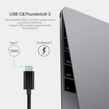 CHOETECH HUB-R01 USB 3.1 Type-C To RJ45 Gigabit Ethernet Adapter - 45-Degree Angle