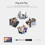 CHOETECH HUB-R01 USB 3.1 Type-C To RJ45 Gigabit Ethernet Adapter - Rear View