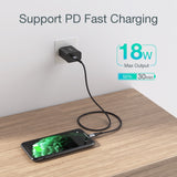 CHOETECH IP0042 USB-C MFI Certified iPhone Cable 3M - 45-Degree Angle