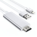 CHOETECH LH0020 Lightning to HDMI Cable 1.8m - Front View