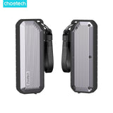 CHOETECH MSE004-GY USB3.2 Chips M.2 NVME / SATA SSD Protocol 10Gbps Transfer Speed Enclosure with IP65 water-Proof and Dust -Proof (Support 8TB Max) - Front View