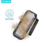 CHOETECH MSE004-GY USB3.2 Chips M.2 NVME / SATA SSD Protocol 10Gbps Transfer Speed Enclosure with IP65 water-Proof and Dust -Proof (Support 8TB Max) - Top-Down View