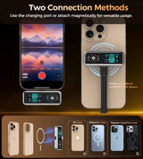 CHOETECH MSE023 Mobile Phone 512GB Portable SSD 10Gbps, Cooling Fan, for Phone Use - Top-Down View