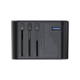CHOETECH GaN 65W Power Delivery Multi-Port Travel Charger - Top-Down View