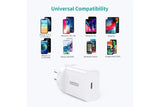 CHOETECH Q5004CL PD20W USB-C iPhone Fast Charger with MFi Certified USB-C Cable - Side View