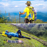 CHOETECH SC004 14W USB Foldable Solar Powered Charger - Close-Up Angle