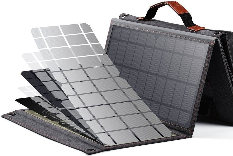Choetech SC006 Solar Panel Portable Charger 40W 18V USB C Solar Panels Charger with USB C PD 30W
