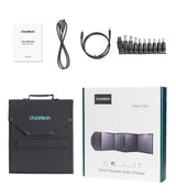 CHOETECH SC009 100W Foldable Solar Charger - Rear View