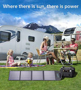 CHOETECH SC009 100W Foldable Solar Charger - Close-Up Angle