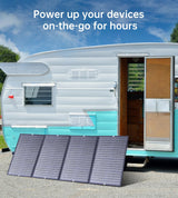 CHOETECH SC010 160W Foldable Solar Charger - Rear View