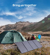CHOETECH SC010 160W Foldable Solar Charger - Close-Up Angle