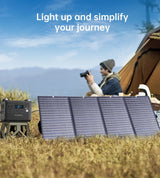 CHOETECH SC010 160W Foldable Solar Charger - Low Angle