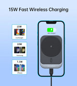 CHOETECH T206-F 15W Magnetic Car Mount Charger with 360-Degree Rotation