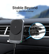 CHOETECH T206-F 15W Magnetic Car Mount Charger with 360-Degree Rotation - Extra Image