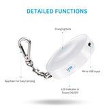 CHOETECH T313 MFI Magnetic Wireless Charger 900mAh power for iWatch (White) - Side View