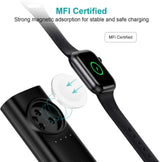 CHOETECH T315 2-in-1 Portable Wireless Charger & 5000mAh Power Bank for Apple Watch and Devices - Rear View