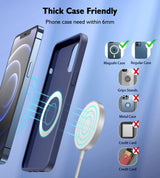 CHOETECH T518-F 15W Fast Magnetic Wireless Charger for iPhone 12/13/14 Series - 45-Degree Angle