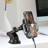 CHOETECH T521-F 15W Fast Wireless Charging Car Dock - Front View