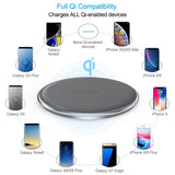 Choetech T539-S Fast Wireless Charger - Top-Down View