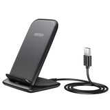 Choetech T555-S 10W Wireless Charger Stand - Front View