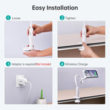 Choetech T584-F 15W Fast Wireless Charging Phone Holder & Stand for 4-7 Inch Devices - Rear View