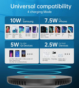 CHOETECH T590-F 10W Hidden Wireless Charging Pad - 45-Degree Angle