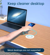CHOETECH T590-F 10W Hidden Wireless Charging Pad - Low Angle