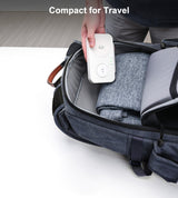 CHOETECH T616-F-WH 3-in-1 Magnetic Wireless Charger - Foldable Design in White - Close-Up Angle