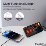 CHOETECH T697-F 15W/7.5W/5W magnetic charger for iPhone, Air Pods and more 1.5M Black - Low Angle