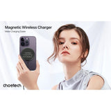 CHOETECH T697-F 15W/7.5W/5W magnetic charger for iPhone, Air Pods and more 1.5M Black - Extra Image