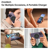 CHOETECH T697-F 15W/7.5W/5W magnetic charger for iPhone, Air Pods and more 1.5M Black - Extra Image