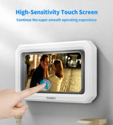 CHOETECH WPC008 Bathroom Waterproof Phone holder (up to 6.7-inch) White - 45-Degree Angle