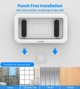 CHOETECH WPC008 Bathroom Waterproof Phone holder (up to 6.7-inch) White - Rear View