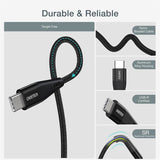 CHOETECH XCC-1003 USB-C To USB-C Cable 1.2M - Side View