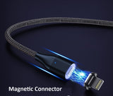 CHOETECH 60W 1M USB-C to C Cable with 3 Interchangeable Connectors - Rear View