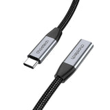 CHOETECH XCC-1039 100W Type-C Female to Type-C Male Extension Cable 2M - Side View