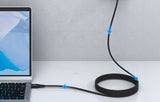 CHOETECH XCC-1052 Magnetic USB-C Cable 1.2M - Top-Down View