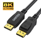 CHOETECH XDD01 DP to DP Cable 2M 8K 60Hz - Front View