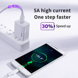 KIVEE KV-CT326 1M White 8-Pin Fast Charge USB Cable with Overvoltage Protection - Front View