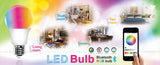 MV SMART BULB 9W E27 TWIN PACK  (apple app only ) - 45-Degree Angle