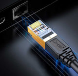 OXHORN Cat8 Ethernet Cable 3m - Close-Up Angle