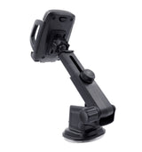 TEQ TEQ-220 Universal Car Holder - Durable & Non-Slip Design (Extendable) Grey/Black for 3-5 Inch Smartphones - Front View